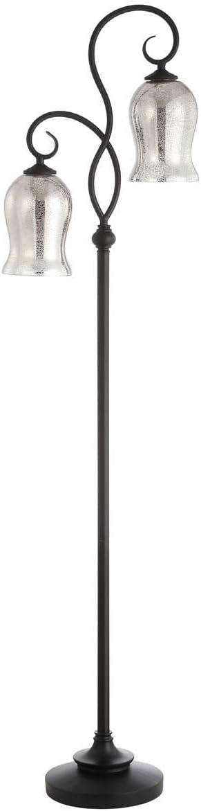 Claudia Floor Lamp - Black - Safavieh