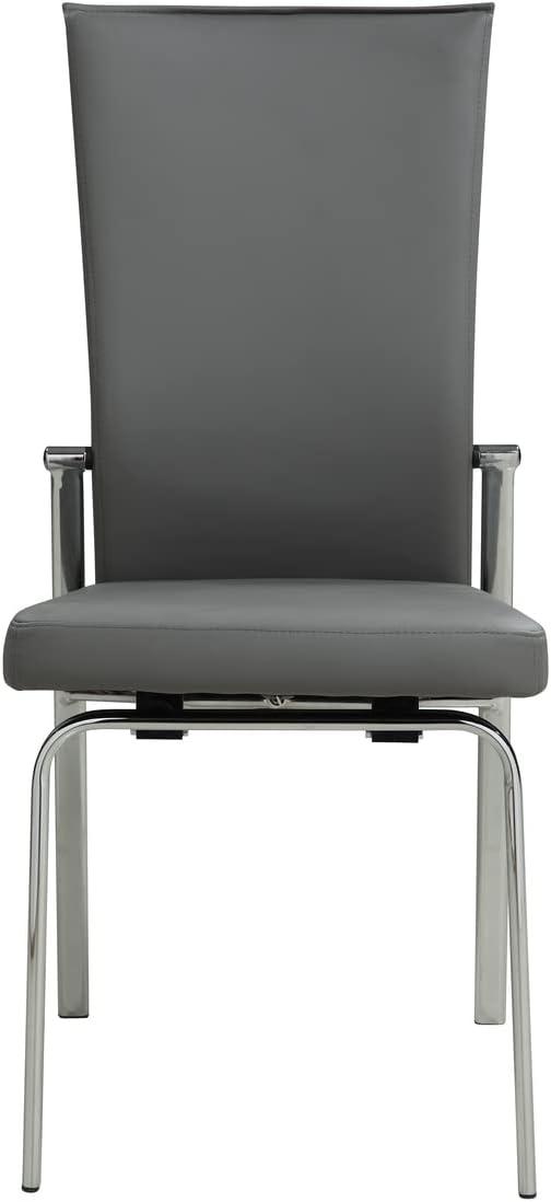 Somette  Monique Motion Back Side Chair, Set of 2 Grey