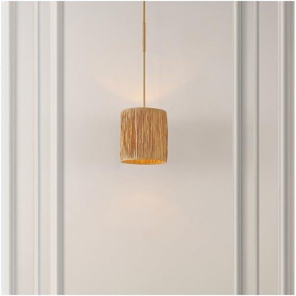 Saija 9" Pendant - PND4189 - Natural/Gold - Safavieh