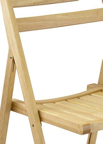 Robin 4-PC Folding Chair Set - Parent,Natural Finish, Set of 4, Wood