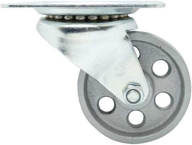 Shepherd 9782 4" Steel Wheel Swivel Plate Casters