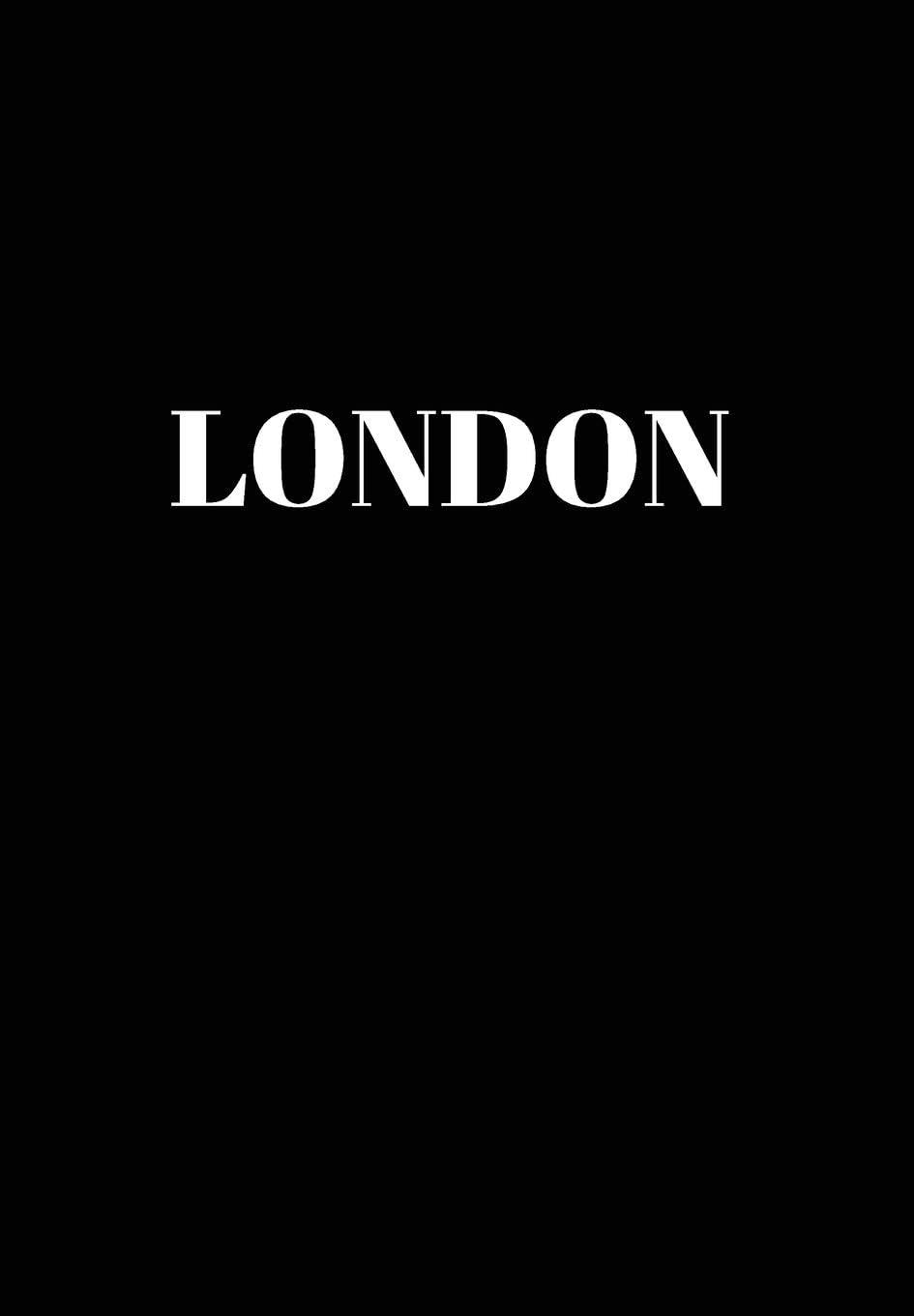 World Fashion Cities: London: Hardcover Black Decorative Book for Decorating Shelves, Coffee Tables, Home Decor, Stylish World Fashion Cities Design (Hardcover)