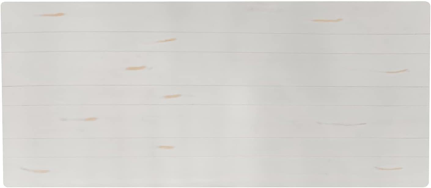 Flash Furniture Eternity Rectangular Solid Pine Farm Dining Table with Folding X-Style Legs