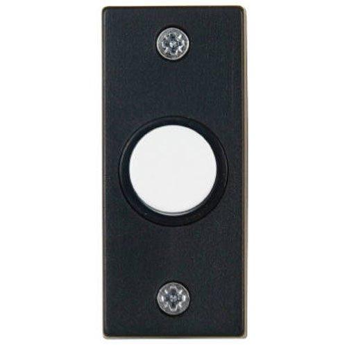 Carlon DH1824 Wired Door Bell Pushbutton, Basic Black