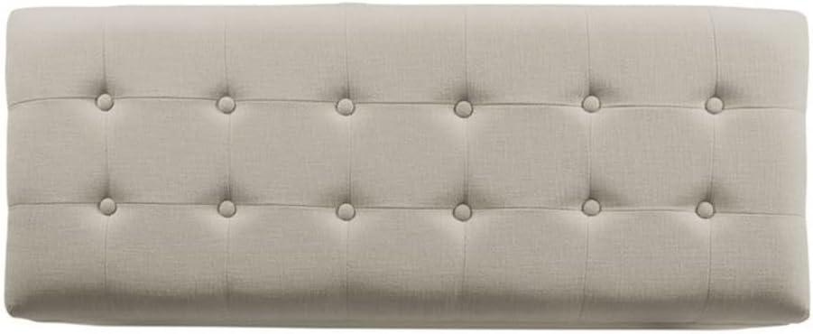 Classic Large Tufted Storage Bench - HomePop