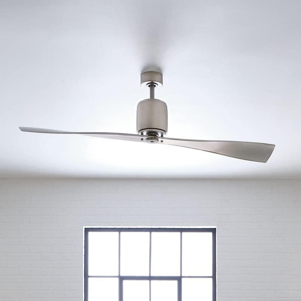 Ceiling Fan with Contemporary Inspirations 16 inches Tall By 60 inches Wide-Polished Nickel Finish Bailey Street Home 147-Bel-1044607