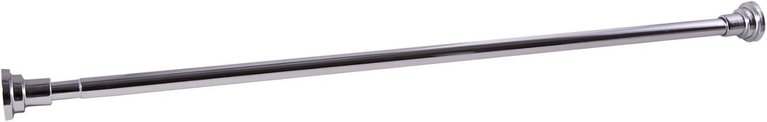 Adjustable Polished Chrome Tension Shower Rod, 42-73 Inches