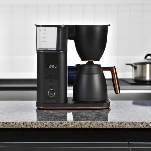 Café ™ Matte Black 10-Cup Drip Coffee Maker with Thermal Carafe