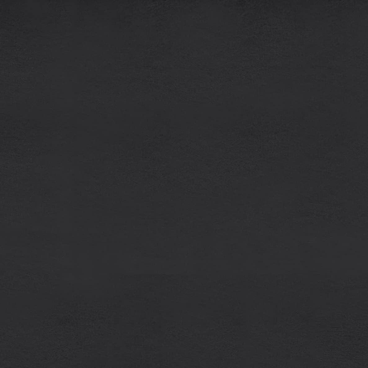 Simpli Home Avalon 34in.W Coffee Table Storage Ottoman in Midnight Black Faux Air Leather