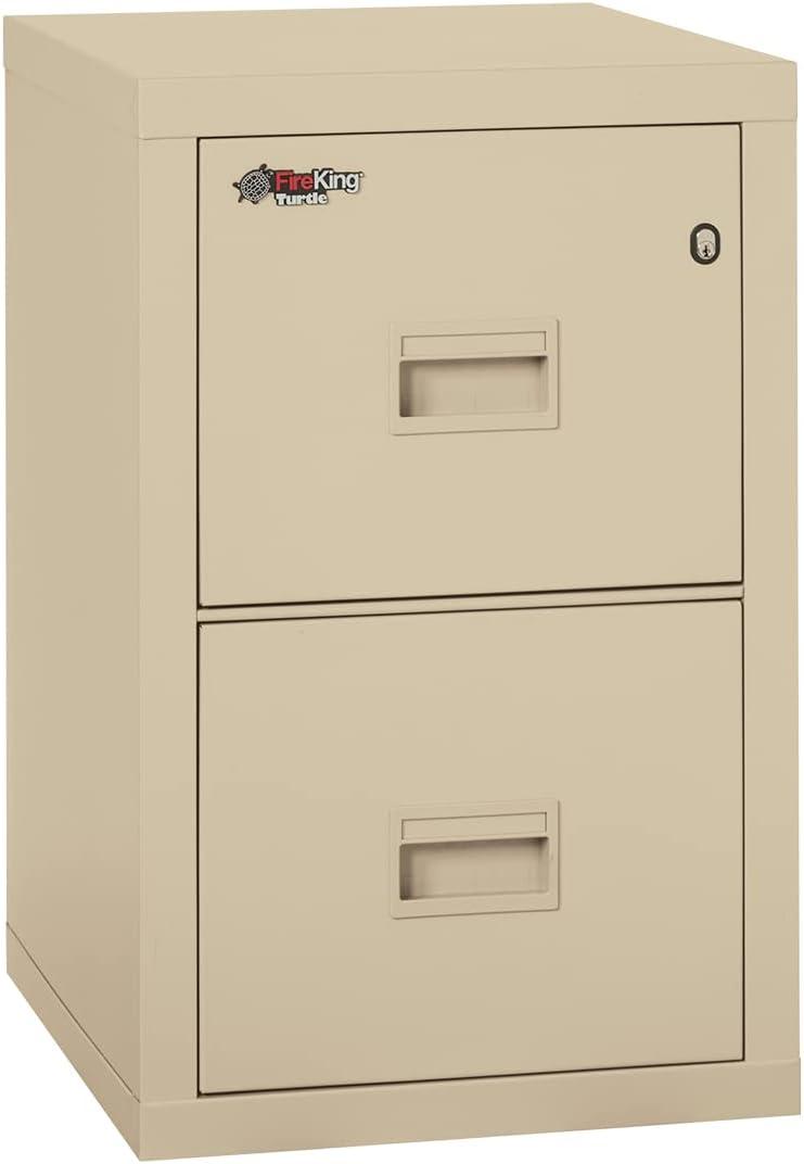 Turtle Fireproof 17.75'' Wide 2 -Drawer Steel File Cabinet