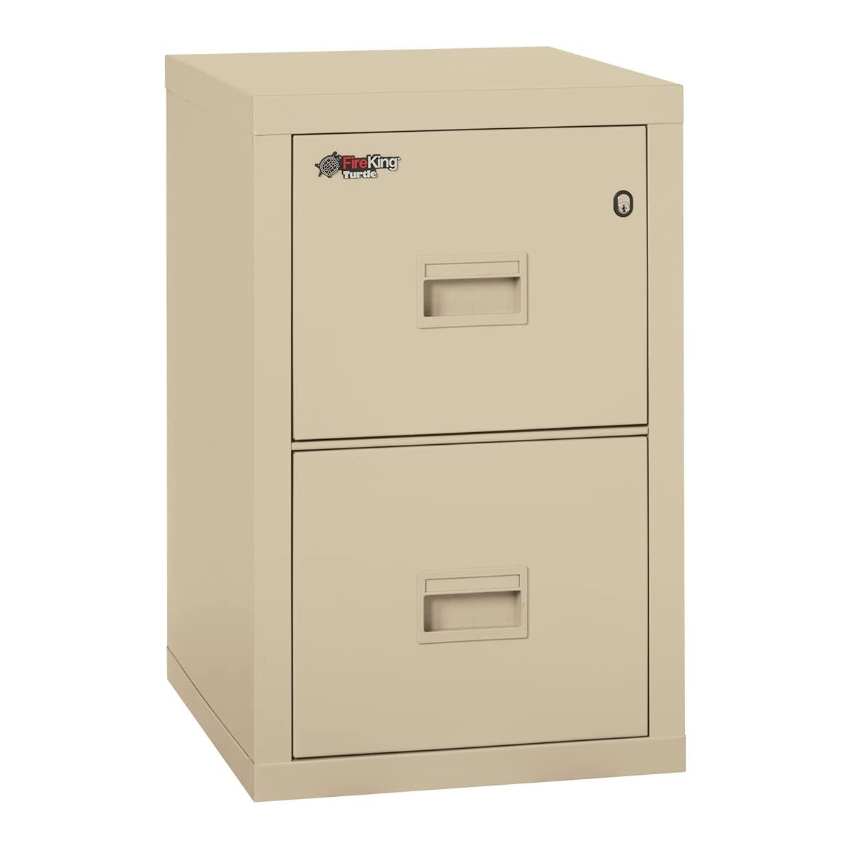 Turtle Fireproof 17.75'' Wide 2 -Drawer Steel File Cabinet