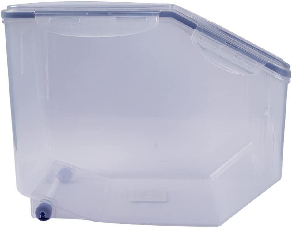 Clear Plastic Rectangular Food Storage Container with Flip Top Lid