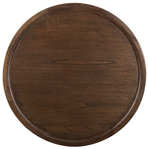 Devin Round Coffee Table - Dark Oak - Safavieh
