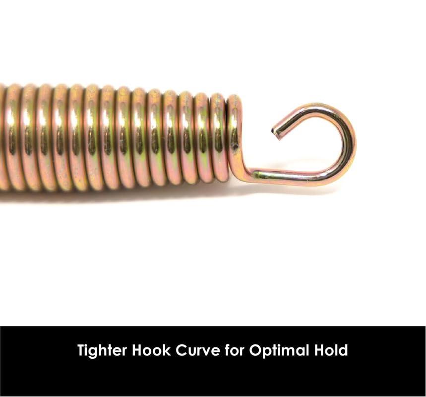 Resortes Universales para Trampolín de 5,35 Pulgadas, Resortes para Trampolín para Exteriores con Tirador de Resortes, Resistentes a la Oxidación, Fáciles de Instalar