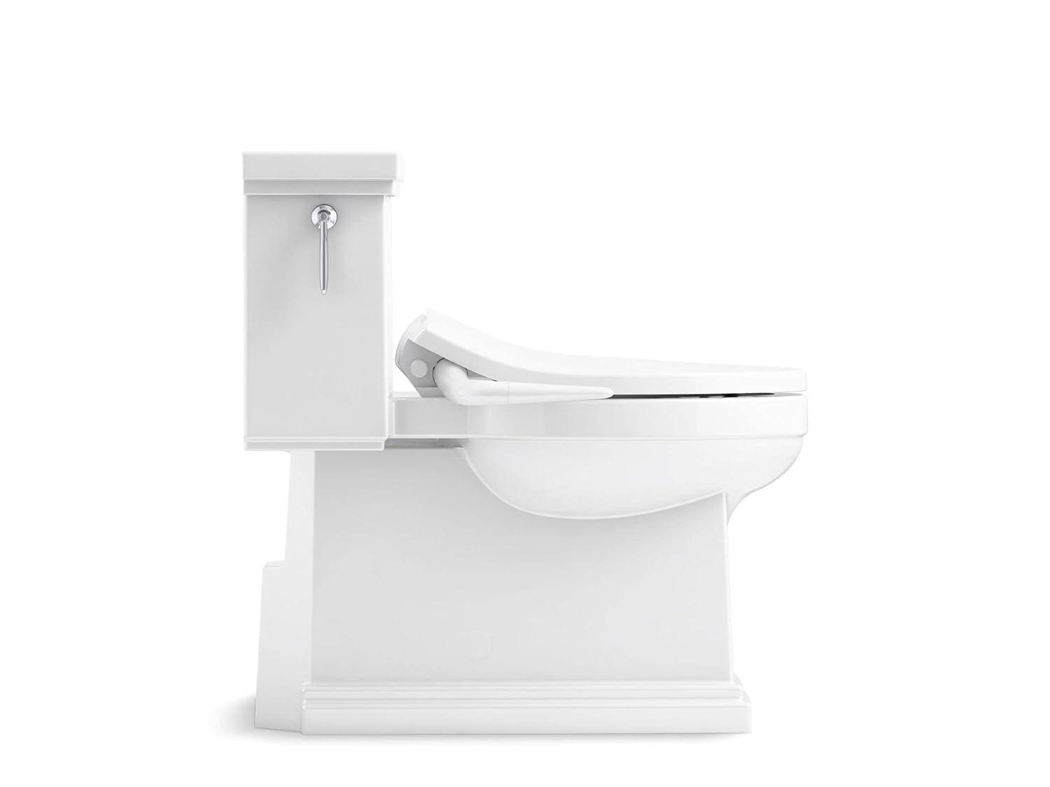 PureWash M250 Elongated Bidet Toliet Seat, Manual Non-Electric Bidets for Existing Toilets
