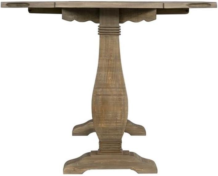 Martin Svensson Home Napa Solid Wood Flip Top Sofa Table Reclaimed Natural Brown