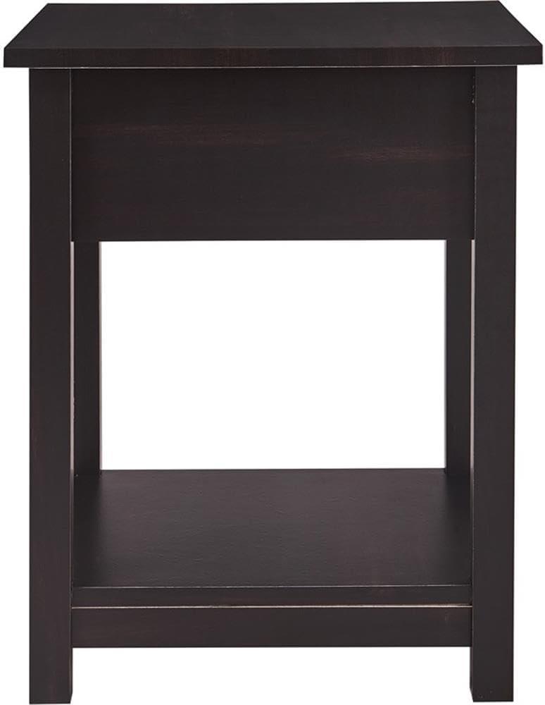ClickDecor Bailey Wood 1-Drawer End Table