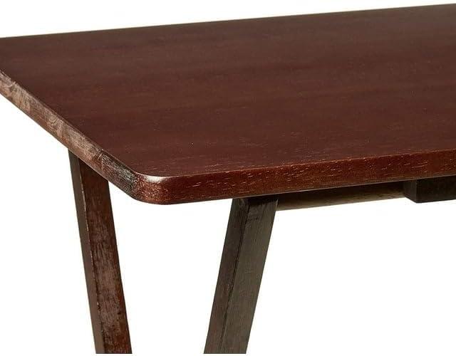 Mainstays Indoor Single Folding TV Tray Table - Walnut L 19 x  W 15 x H 26