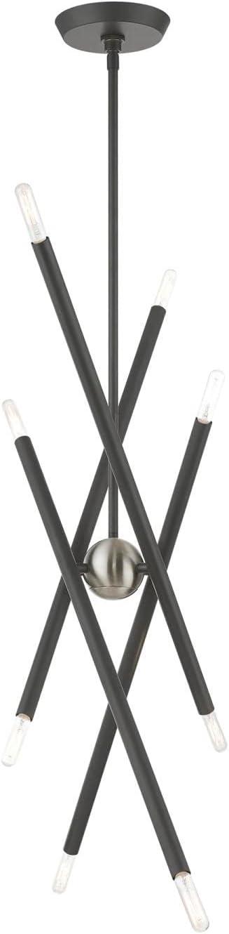 Livex Lighting Soho 8 - Light Chandelier in  Scandinavian Gray
