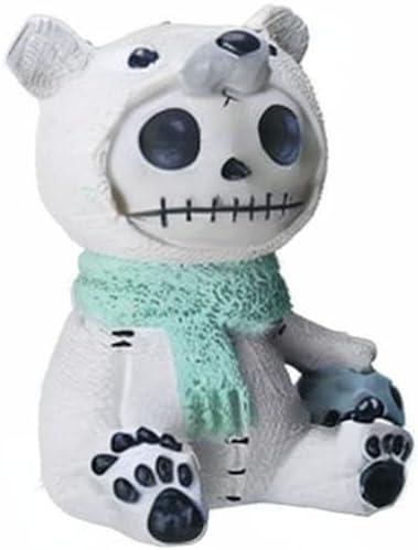 SUMMIT COLLECTION Furrybones Chilton Signature Skeleton in Polar Bear Costume with Baby Seal