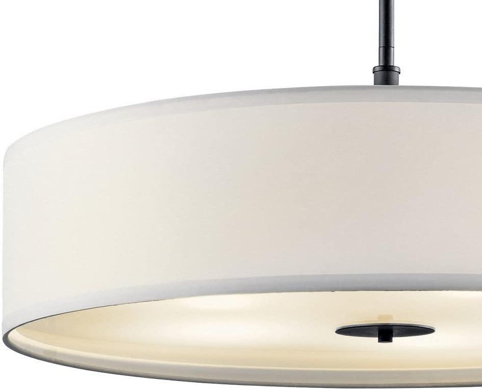 42196NI-Kichler Lighting-5 light Pendant - with Transitional inspirations - 12 inches tall by 30 inches wide-Brushed Nickel Finish