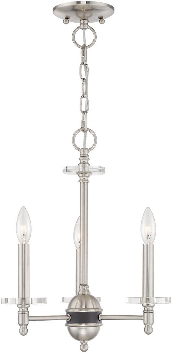 Livex Lighting Bennington 3 - Light Chandelier in  Brushed Nickel