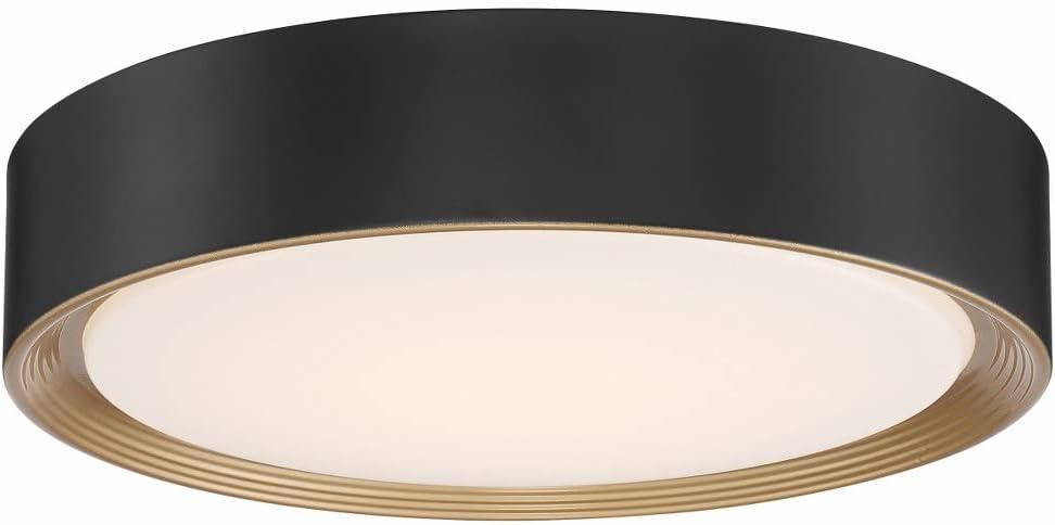 Access Lighting Malaga 1 - Light Flush Mount in  Matte Black