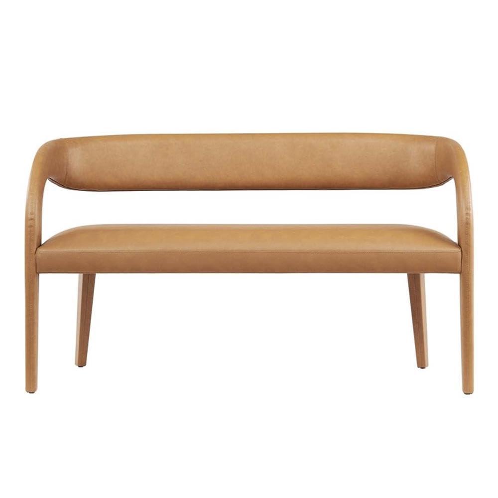 Modway Modway Pinnacle Vegan Leather Accent Bench