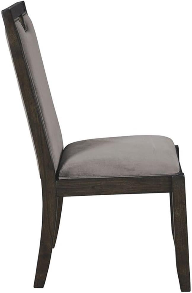 AYFDEGT Hyndell Modern Upholstered Dining Chair    Gray