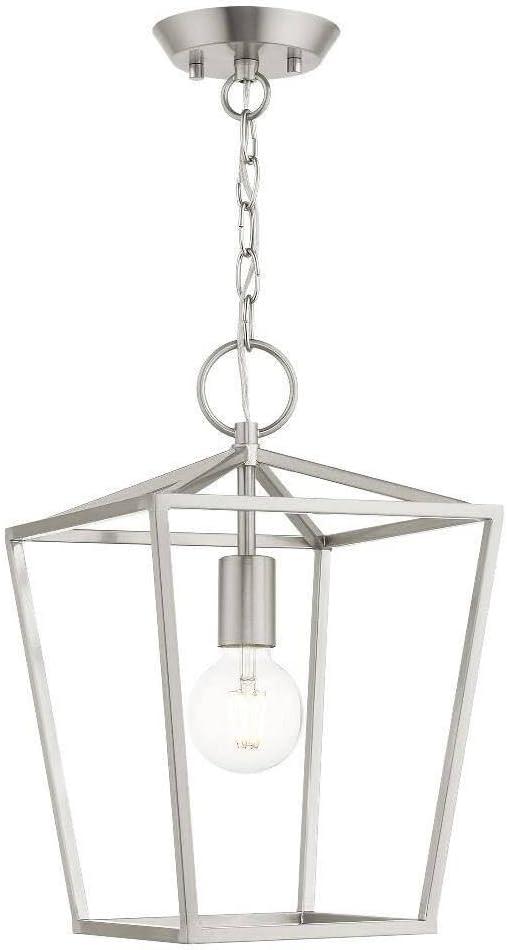 Livex Lighting Devonshire 1 - Light Pendant in  Brushed Nickel