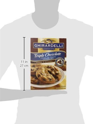 Ghirardelli Triple Chocolate Cookie Mix - 52.5 oz.