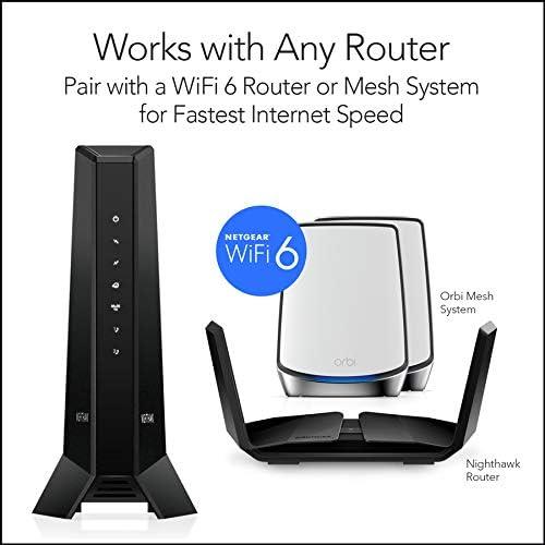 Netgear CM2050V-100NAR Nighthawk Multi-Gig 2.5Gbps Cable Modem for Xfinity Voice - Certified Refurbished