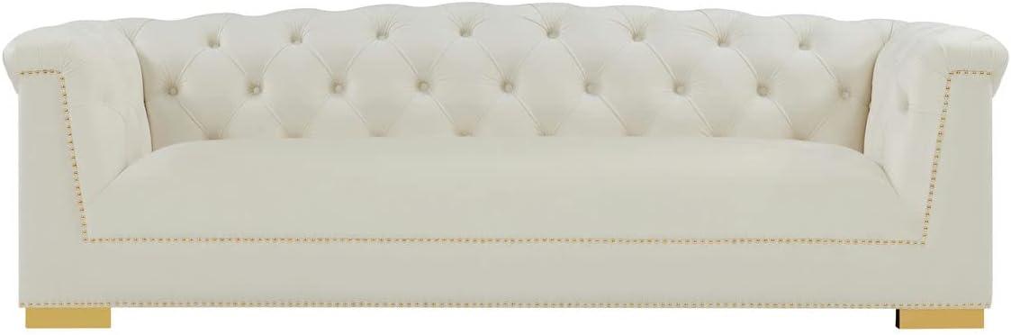 Farah 92.1'' Velvet Sofa