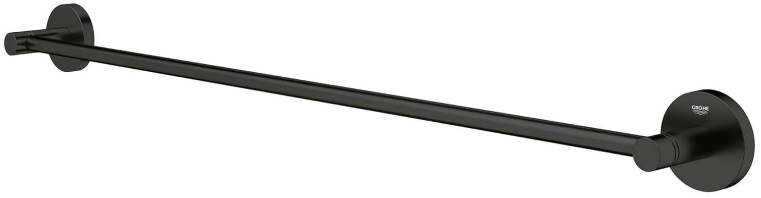 GROHE Essentials Towel Bar with Secure Mounting Assembly, Starlight Chrome