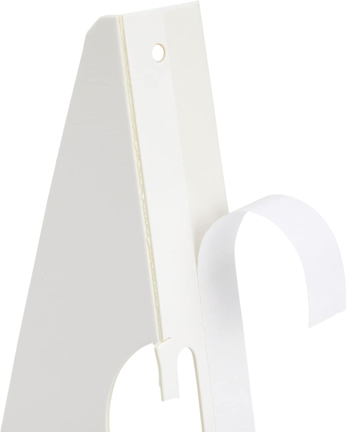 Bright Creations 50-Pack Self-Stick Cardboard Easel Backs, Picture Frame and Art Easel Stand Bulk Pack (White, 7 in)