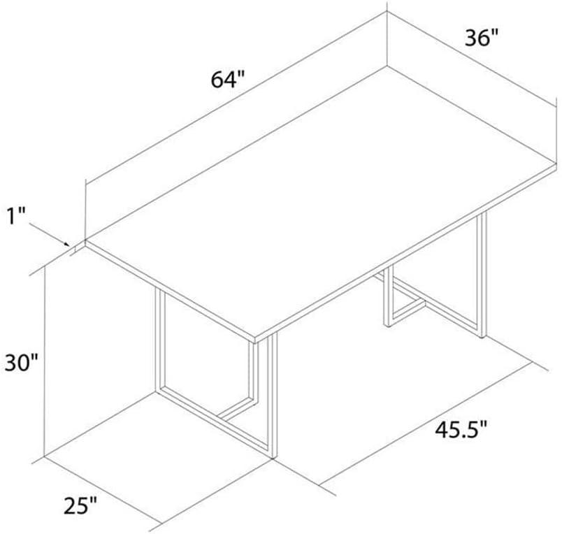 Astor 64" Dining Table