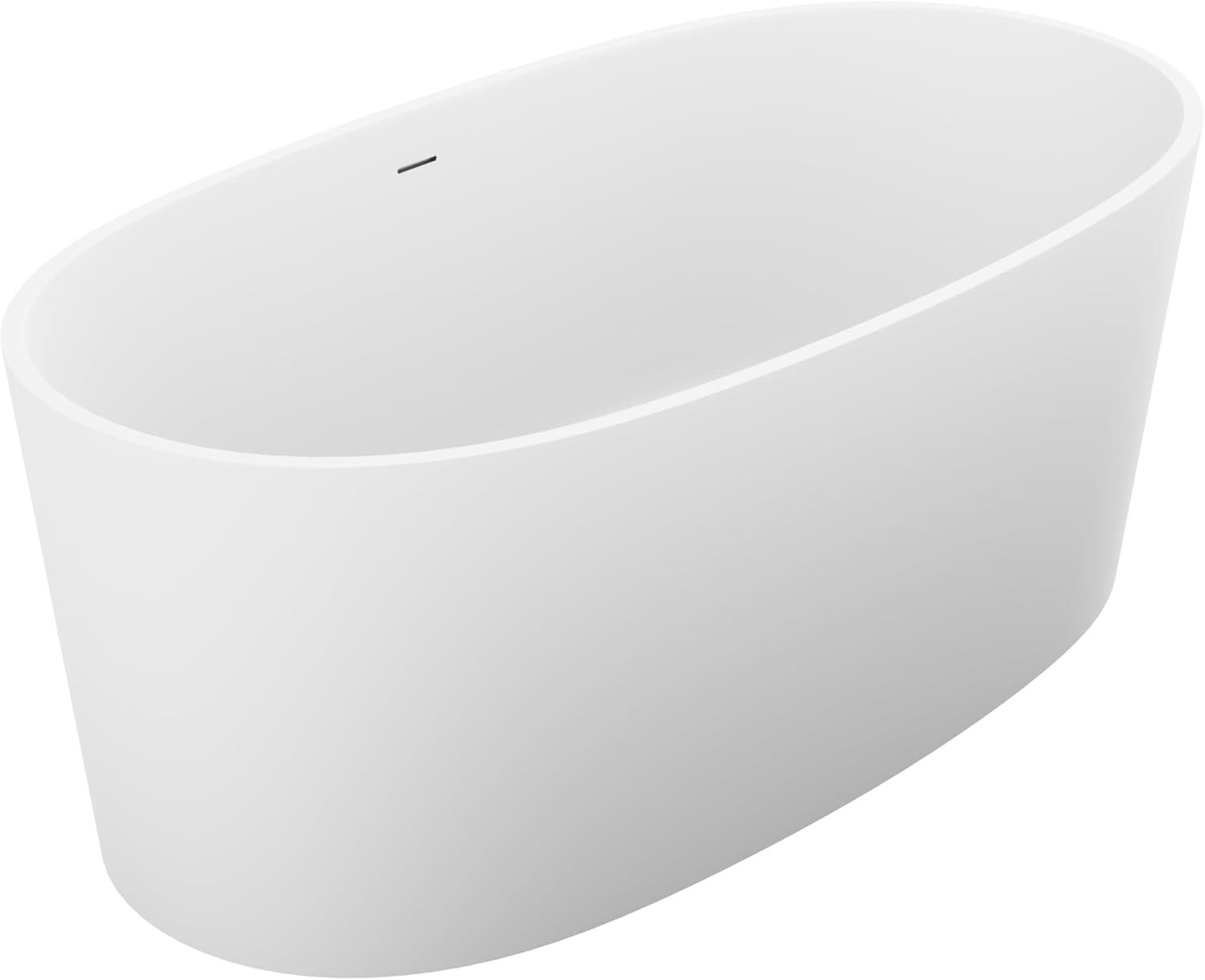 Alto 67'' x 30'' Freestanding Soaking Solid Surface Bathtub