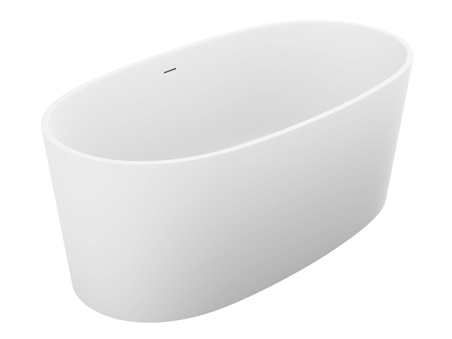 Alto 67'' x 30'' Freestanding Soaking Solid Surface Bathtub