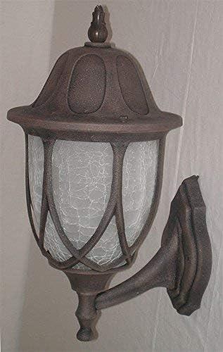 Autumn Gold Cast Aluminum 18" Outdoor Wall Lantern Sconce