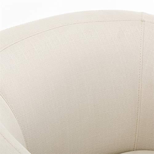 Debbie 77.47cm Wide Polyester Swivel Barrel Chair