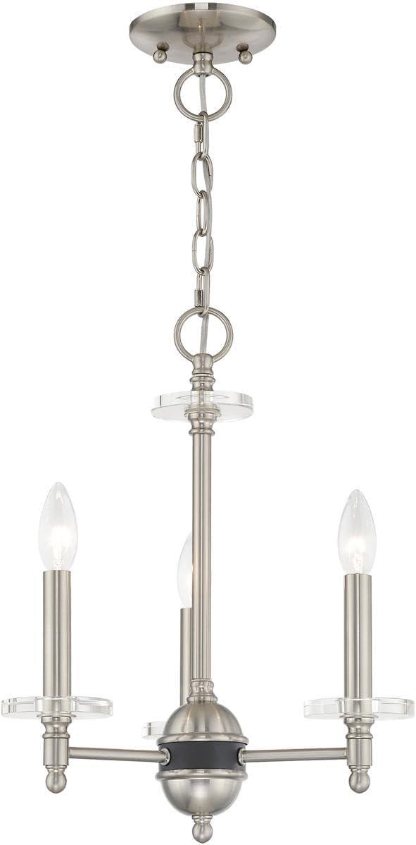 Livex Lighting Bennington 3 - Light Chandelier in  Brushed Nickel