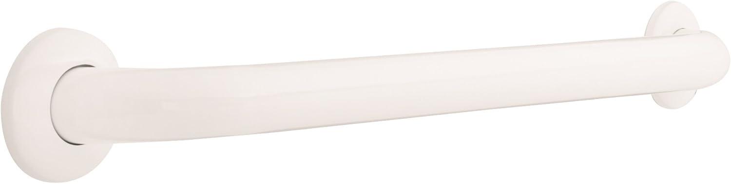 White Stainless Steel 24" ADA Compliant Grab Bar