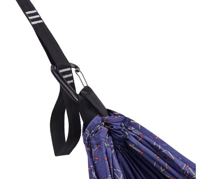 Slumberjack Fireside 1 Person Hammock With Tree Saver Straps - Blue, 110in x 50in