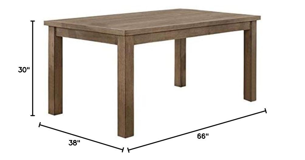 Lexicon Janina Transitional Wood Dining Room Table in Natural