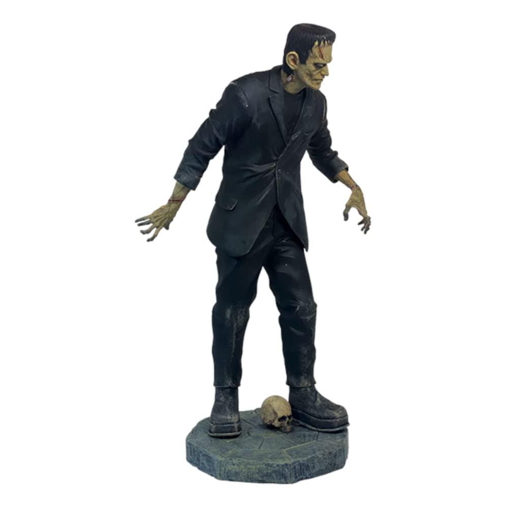 Trick or Treat Studios Universal Monsters Frankenstein Statue Halloween Decoration - 15 in - Black
