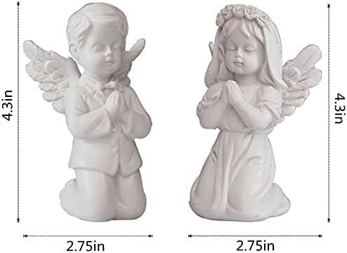 Pompotops Praying Cherub Adorable Cherubs Angels Statues Figurine Indoor Outdoor Home