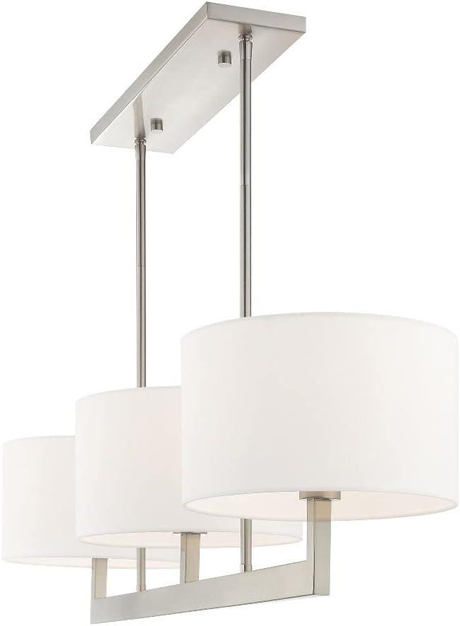 Livex Lighting Hayworth 3 - Light Chandelier in  Brushed Nickel