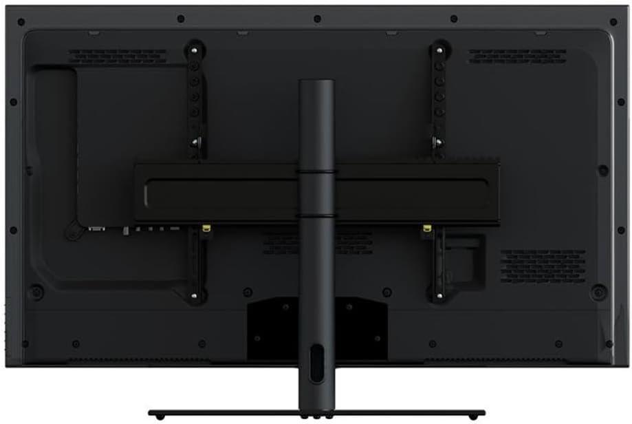 Universal Table Top TV Base Adjustable Tilt and Turn for Most TVs 46 in. to 65 in., Black/Black