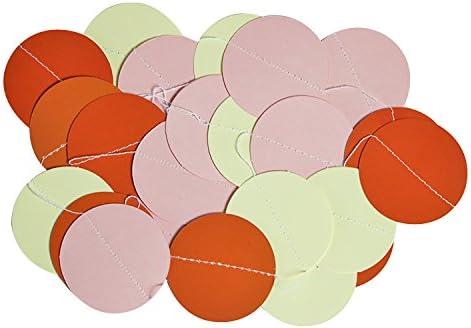 Orange Fall Party Hanging Decorations Thanksgiving Party Ceiling Hangings Wedding Decorations Tissue Paper Pom-Poms Tassel Garlands Baby Shower Birthday Party Decorations SF1