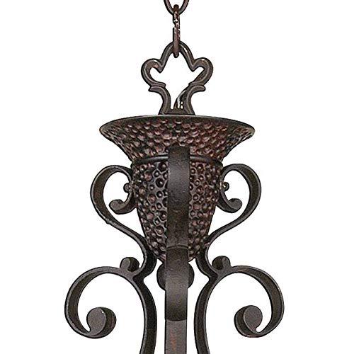 Kathy Ireland Dark Bronze Chandelier Lighting 32 1/2" Wide Industrial 6-Light Fixture for Dining Room House Foyer Kitchen Entryway